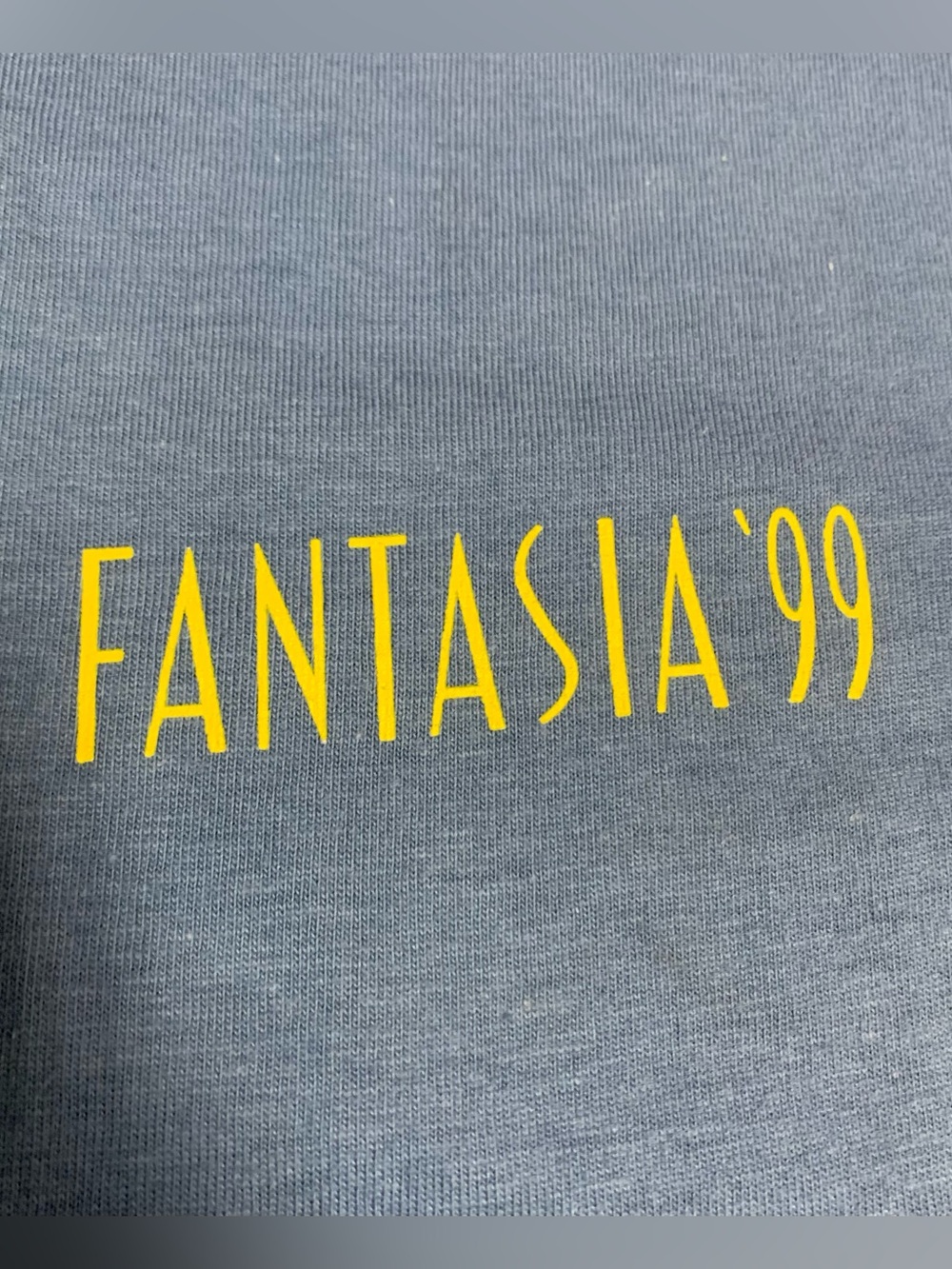 Fantasia 99” Disney Single Stitch T-Shirt-XL (Minor Stain) USA made